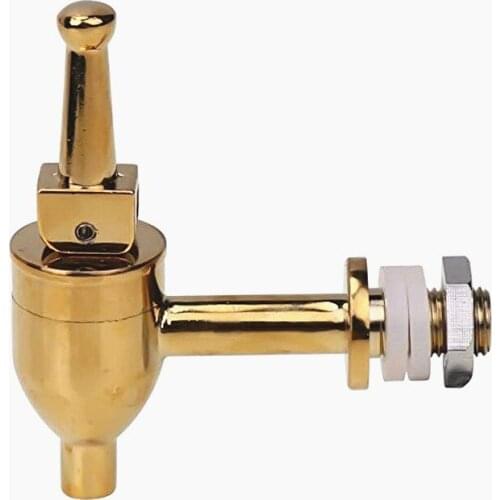 12mm Thread Interface Anti-blocking Wine Jars Barrels American Style Bibcock Glass Wine Liquor Bottle Gold Brass Faucet,JO21034