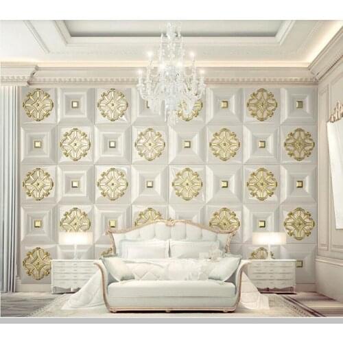 Papel de parede 3d golden relief lattice luxury soft pack 3d wallpaper,living room tv wall bedroom wall papers home decor