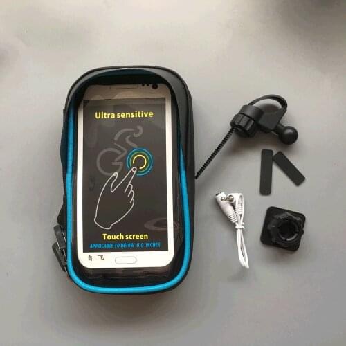 4.5-6.5 Inch Mobile Phone Bag Waterproof Bag Case Universal Bicycle Phone Bag Holder Motorcycle Mount for iPhone Samsung 2020