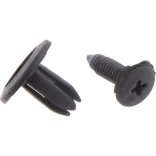 50PCS Bumper Retainer Clips Car Plastic Rivets Fasteners Push Retainer Kit, Push