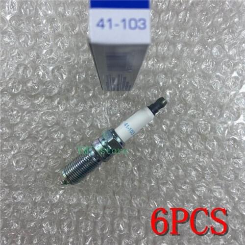 6PCS/Lot Iridium Spark Plug 41-103 12625058 For Chevrolet Colorado Cobalt HHR Malibu Trailblazer Hummer H3 H3T