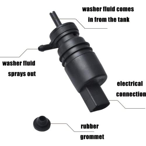 Car Windshield Washer Pump Grommet Windscreen Wipers Motor Fit For BMW E46 E38 E39 E60 E65 E53 67128362154 AP7 Car Accessories