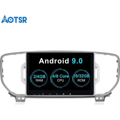 Aotsr Android 9.0 GPS navigation Car DVD Player For KIA sportage 2016 2017 2018 multimedia 2 din radio recorder WIFI Bluetooth
