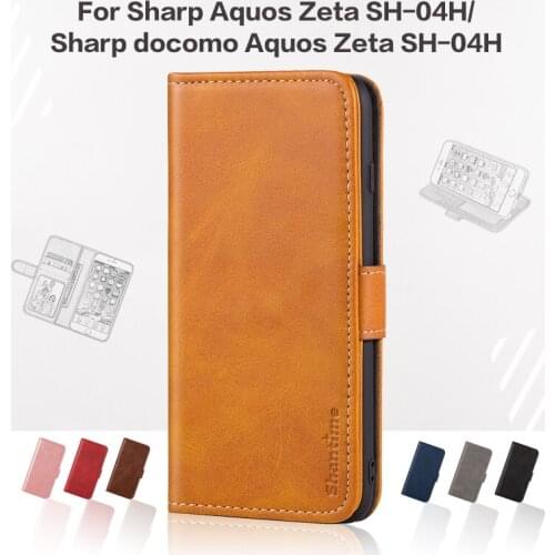 Cover For Sharp Aquos Zeta SH-04H Case Leather Luxury With Magnet Wallet Case For Sharp docomo Aquos Zeta SH-04H Phone Cover