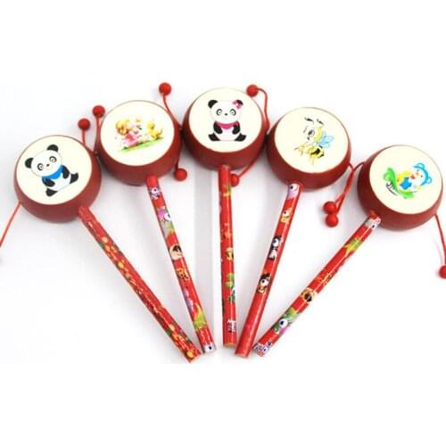 Wooden Rattle Bbaby Musical Instrument Baby Benefit Intelligence Toy