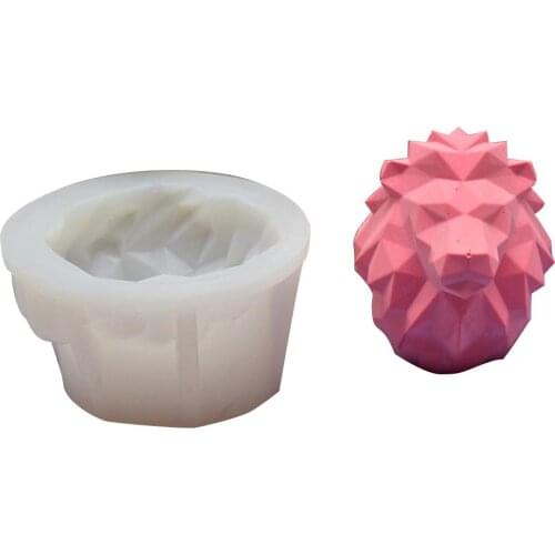 DIY Baking Tools Geometric Lion Model Gypsum Aromatherapy Chocolate Cake Fondant Silicone Mould