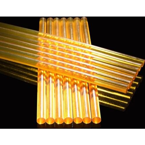 10pcs 11x300mm Yellow Hot Melt Glue Stick 150 degree High Temperature Resistant Hot Glue for 11mm Glue Gun