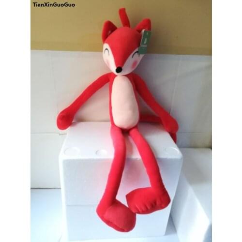 Creative toy long feet red fox about 70cm cartoon fox plush toy very soft doll toy Christmas gift h2918