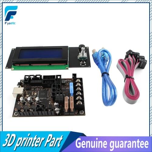 EinsyRambo 1.1b Mainboard For Prusa i3 MK3 With 4 Trinamic TMC2130 Control 4 Mosfet Switched Outputs + 2004 LCD Display