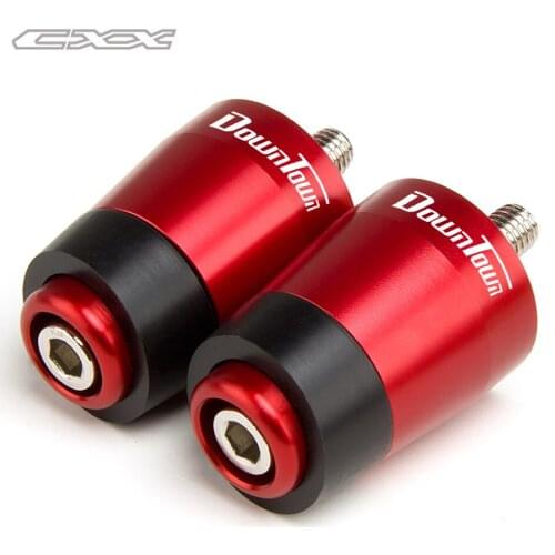 Motorcycle CNC Handlebar Grips Handle Bar Cap End Plugs For KYMCO DownTown 125 200 250 300 300i 350i