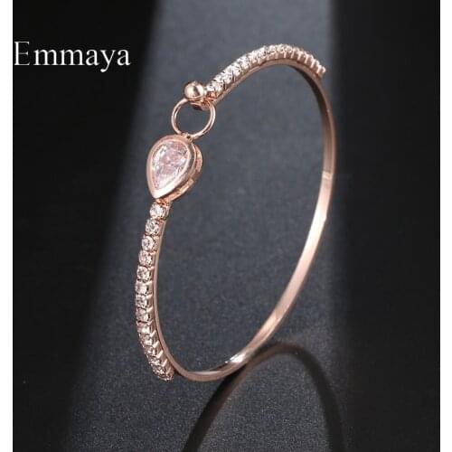 EMMAYA New Arrival Charming Simplicity Style Bracelet For Women Cute AAA Cubic Zircon Dress-Up Party Noble Jewelry