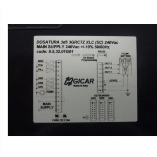 EXPOBAR 60100410 CONTROL BOARD 3D5 XLC GICAR 9.5.22.68G02 GICAR 9.5.32.01G01