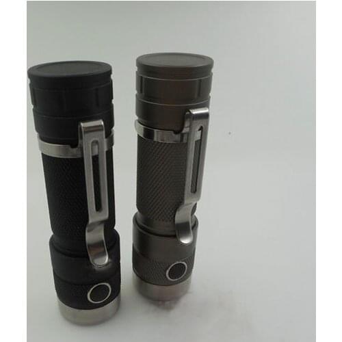 Rechargeable Powerful Torch Light Mini 4th Tiny 18650 XM-L2 850LM Smallest LED Flashlight Gray /Black Bike Lamp Lighting Lantern