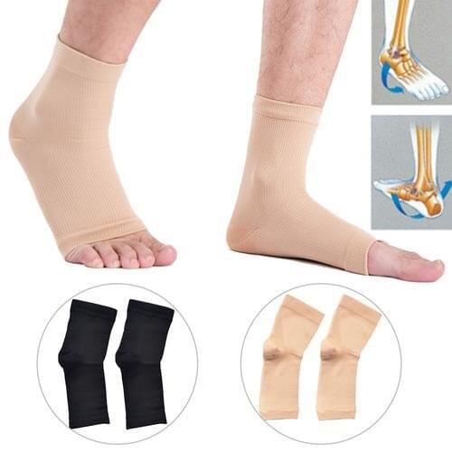 Ankle Support Elastic Bandage Compression Knitting Sports Protector Basketball Soccer Ankle Support Brace Guard Protective Gear