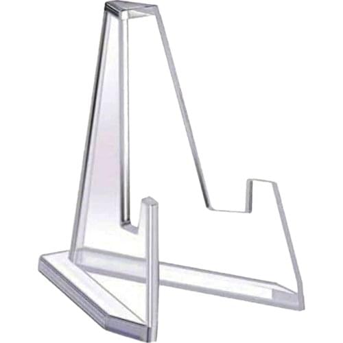 10Pcs Acrylic Mini Coin Display Stand Small Easel Rack Shelf for Pokemon Card Commemorative Challenge Coins Medal Holder