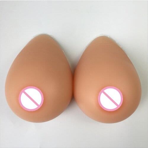 Realistic silicone breast form soft fake breasts A B D cup