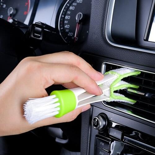 Car dashboard outlet sewing house dust cleaning brush for Ford Focus Fusion Escort Kuga Ecosport Fiesta Falcon EDGE/car accessor