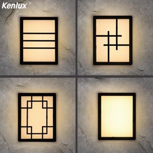 LED Plastic Wall Light 20W LED Wall Lamp For Bedside Bedroom Living Room Corridor Aside Lighting Courtyard Lamps Gate Lights