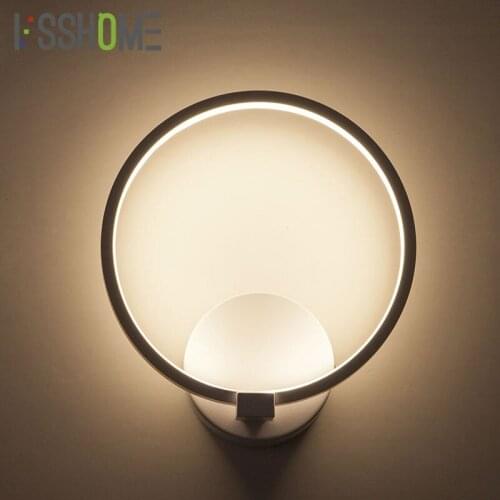 [VSSHOME] 8W LED Wall Lamps Modern Nordic Style Home Bedroom Decoration Indoor Lighting Living Room Corridor Lamp AC90-260V