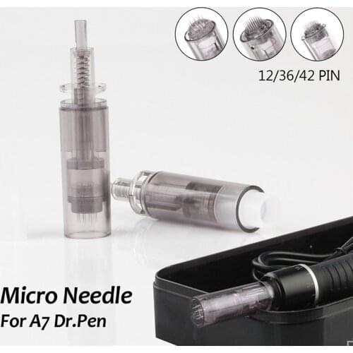 20pcs Tattoo Needles Electric Rotary Cartridge needles for Dr.Pen ULTIMA A7 Eyebrow Auto Micro Nano Tips 9/12/36/42 Pin