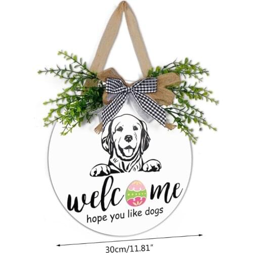 Front Door Decoration Wood Sign Wall Hanging Holiday Housewarming Gifts Ornament