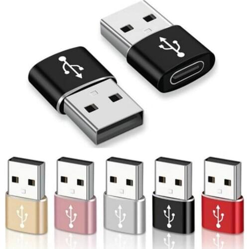 USB Male To USB Type C Female OTG Adapter Charger Converter Type-C Cable Adaptor for Computer Mobile Phone