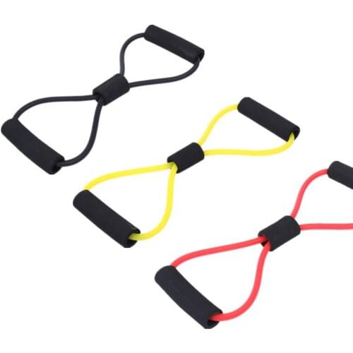 1.6m Elastic Yoga Pilates Rubber Stretch Exercise Band Arm Back Leg Fitness thickness 0.35mm same resistance