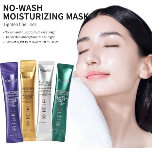 20pcs/box No-wash Sleep Mask Repairing Moisturizing Face Mask Cream Fine Lines Face Firming Remove Skin Care Mask TSLM1