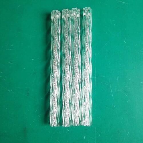 20pcs/lot 12*150MM clear twisted plum blossom hexagonal crystal glass tube prism DIY chandelier lamp Home Curtain Accessories