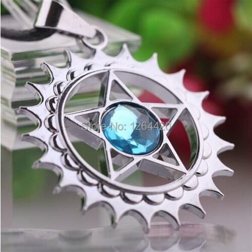 2015 new 12PCS/LOT Anime Black Butler Kuroshitsuj Shire Sebastien Necklace Pendant Necklace Cheap
