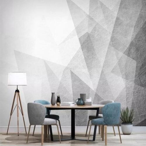 Milofi custom 3D wallpaper mural Nordic abstract geometric modern minimalist TV background wall decoration mural wallpaper