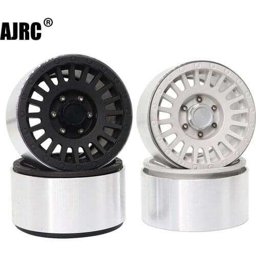4pcs Aluminum Alloy Beadlock 2.2" Wheel Rim Hub for 1/10 RC Crawler Axial SCX10 Wraith TRAXXAS TRX4 TRX6 RC Car Accessories