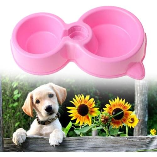 Dog Cat Cute Pet Puppy Cat Automatic Water Dispenser Food Dish Bowl Feeder New