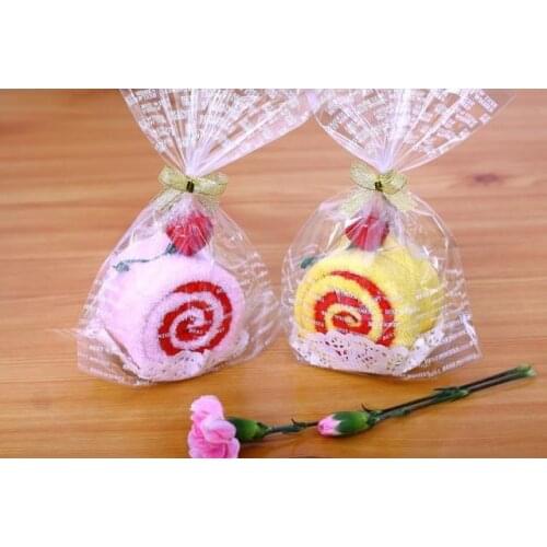 Free Shipping(10pcs/lot), creative gift towel cake, Swiss roll Cotton towel,Holiday Gifts or gifts in return