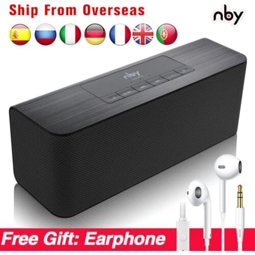 Nby 5540 Wireless Protable Bluetooth Speaker FM Radio Sub Woofer Loudspeaker 3D Stereo Boombox Computer Bass Dual Speakers TWS