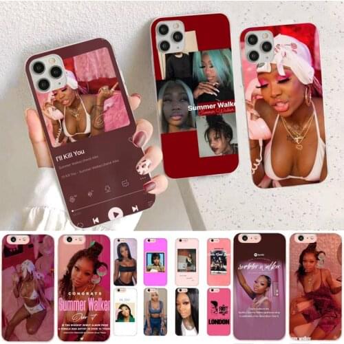 YNDFCNB Summer Walker Over It RNB Rapper Phone Case for iPhone 11 12 pro XS MAX 8 7 6 6S Plus X 5S SE 2020 XR case