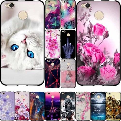 Case For Xiaomi Redmi 4X Redmi 4 X Case Cover Soft TPU Silicone Back Cover for Xiaomi Redmi 4X Phone Case fundas 5.0"