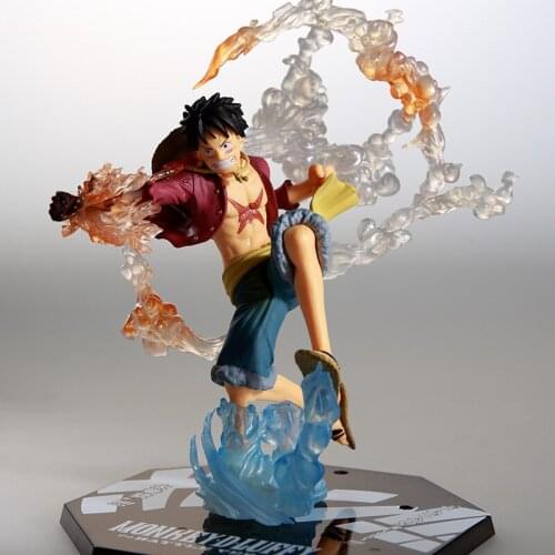 Monkey D Luffy Battle Ver Anime ONE PIECE Collect Figurine PVC Action Figures toys Anime figure Toys For Kids children Christmas