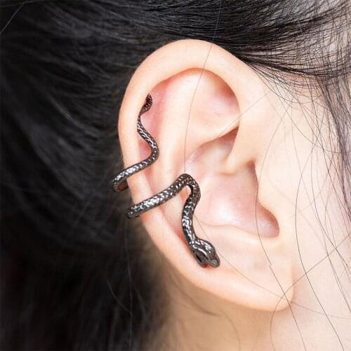 Snake Earing Clips;Non Pierced;Fake Piercing Jewelry;Ear Cuffs;1 PC for Women Men;Earrings Jewelry