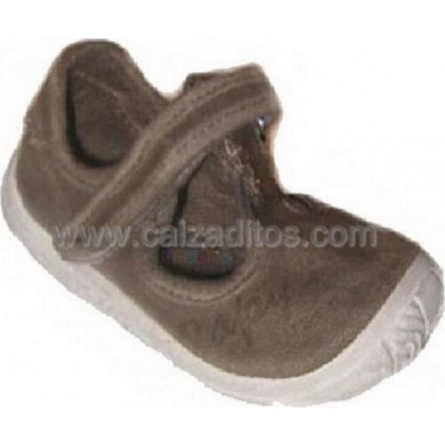 Zapy brown canvas sandals (Nuggets)