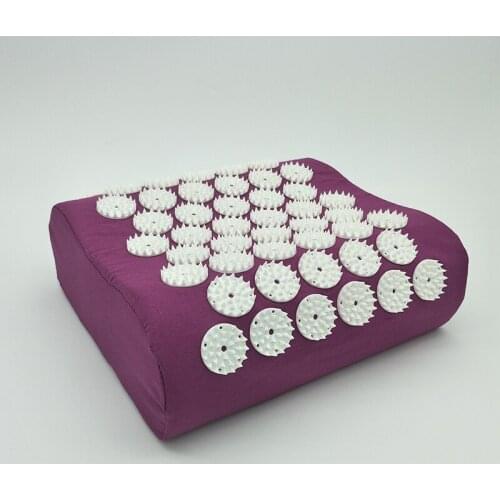 Neck Back Pain Massage Treatment Acupressure Spike Yoga Pillow Mat Relieve Stress Pain Relief Health Care Massager Relaxation