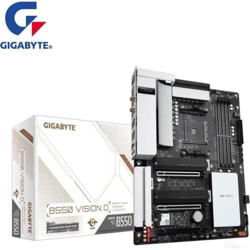 NEW For Gigabyte GA B550 VISION D Motherboard AM4 DDR4 B550 Desktop Mainboard Support R5 R7 5800X 5600X 5300X