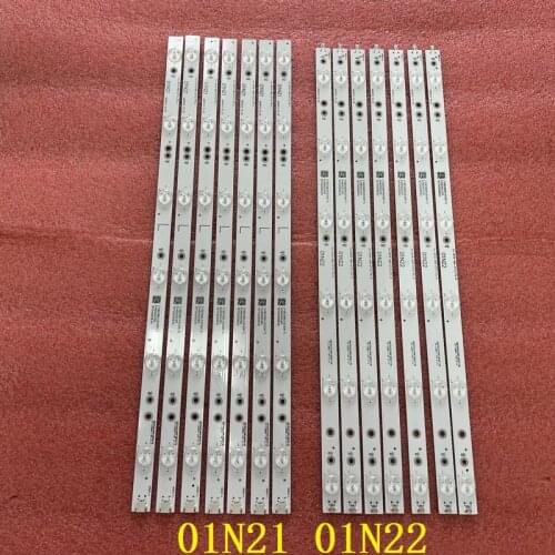 New 5set=70 PCS LED backlight strip for 49PUS6401 49PUH6101 49PUS6561 49PUS6501 LB49016 V1_00 01N21 01N22-A TPT490U2-EQLSJA.G