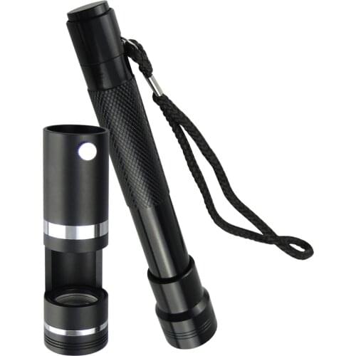 NEW Portable Dark Field 10x Magnification Power Loupe Gem Gemstone Gemology Tester with 18mm Diameter Viewing Lens