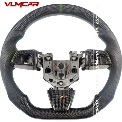 Custom Carbon Fiber Steering Wheel For Cadillac CTS-V