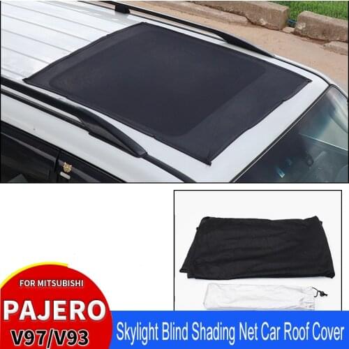 Car Mosquito Car Sunroof Sunshade Skylight Efficient Heat Insulation Shade Screens For Mitsubishi PajeroV97V93 Car Accessories