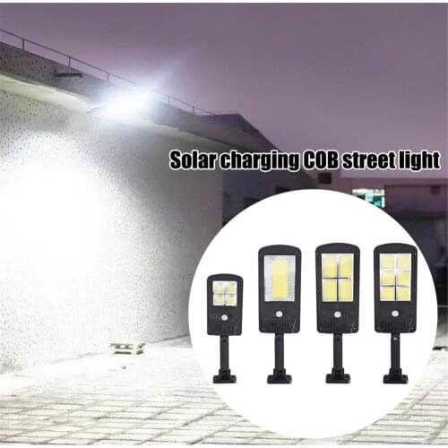 Solar Light 15W 2400Amh Waterproof Rechargeable Sensor IP65 LED Lamp Automatic Lighting Light For Outdoor Garden