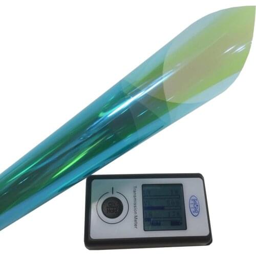 50cmX152cm Privacy protection VLT 50% solar window tint blue to purple chameleon car tint film