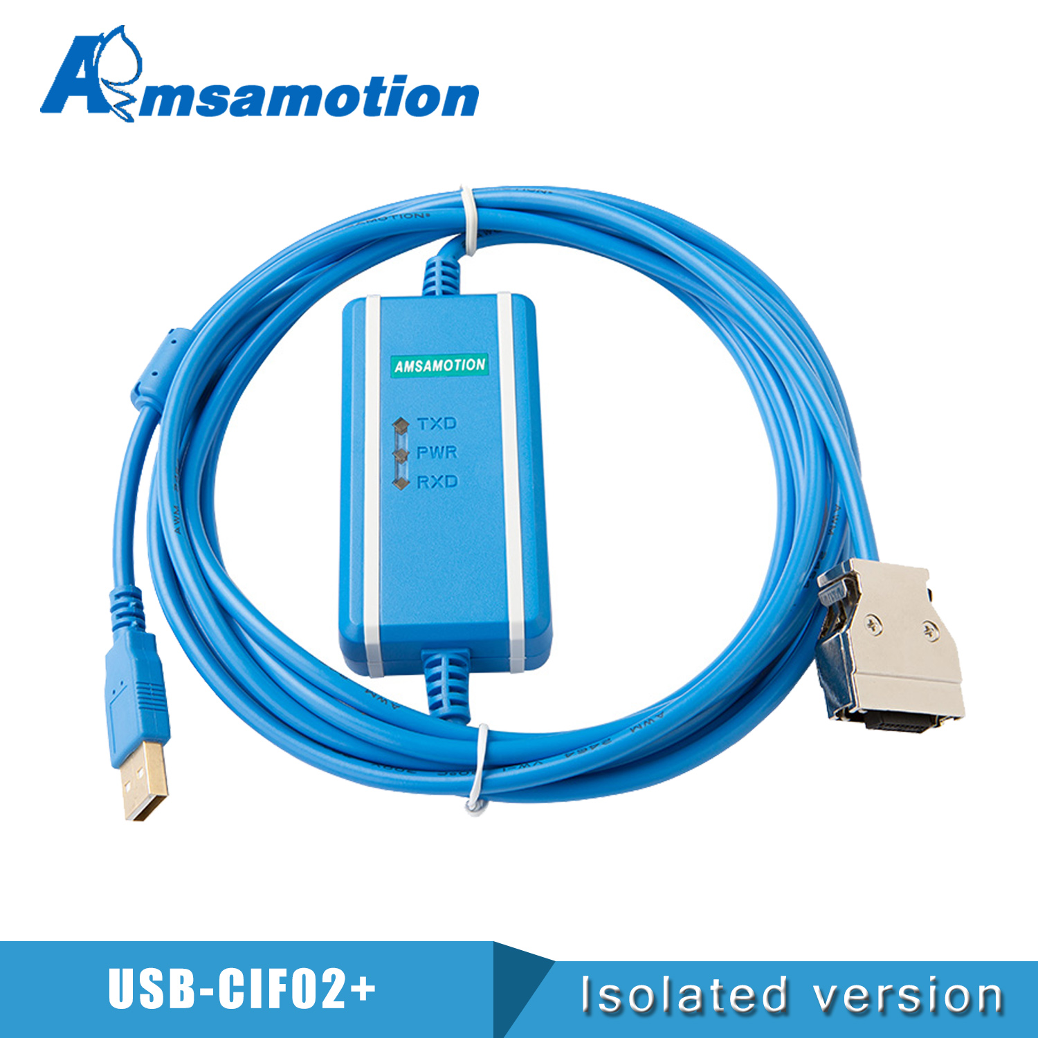 USB-CIF02 Download Cable Suitable For Omron CPM1A/2A Series PLC Programming Cable Upgraded CQM1-CIF02 USB Port