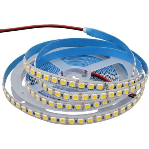 100m 5050 Led Strip Flexible Soft Tape Ribbon 120 leds/m 600 leds 5m DC12V Red/Green/Blue Waterproof Non-waterproof